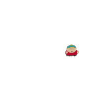 Cartman Running Sticker by South Park