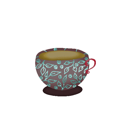 GreyAmber giphyupload coffee time tea Sticker