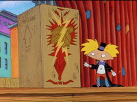 hey arnold nick splat GIF