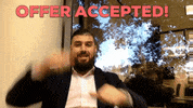 codymierrealtyteam yay happydance offeraccepted houstonrealtor GIF