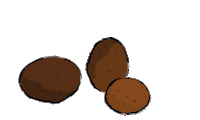 Chovi food healthy chips potatoe Sticker