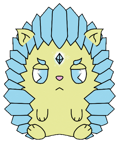 WilFrosty ice hedgehog wilfrosty Sticker