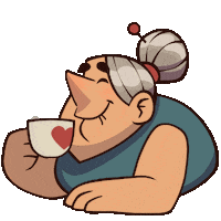 tea oldie Sticker by Almost a Hero