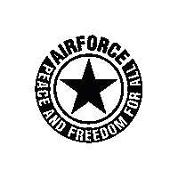 air-forcenl ski skiing airforce airforce sport Sticker