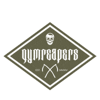 GYMREAPERS fitness workout gym skull Sticker