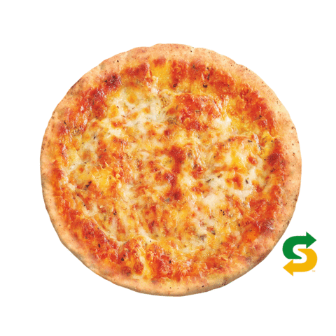 subwaypr giphyupload food pizza cheese Sticker