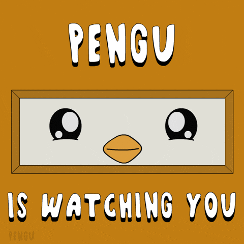 Looking I See You GIF by Pudgy Penguins