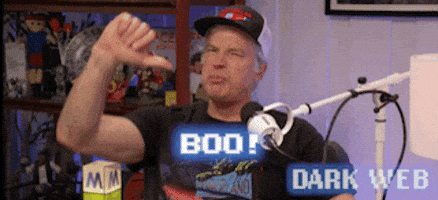 Rob Huebel Thumbs Down GIF by Dark Web