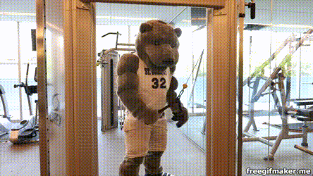 Workout Mascot GIF by St. Joseph's University New York