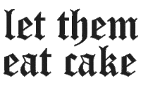 Let Them Eat Cake Party Sticker by Curvy Kate ltd