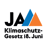 Klimaschutzgesetz_ja switzerland climate berge klima Sticker
