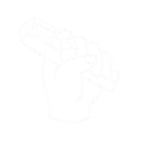 Lets Go Hand Sticker by urban apes