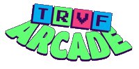 TotallyRadVF arcade trvf totally rad vintage fest vintage fest Sticker