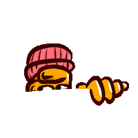 Suspicious Cartoon Sticker