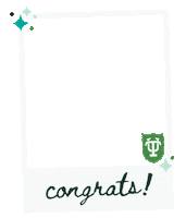 Roll Wave Sticker by Tulane University