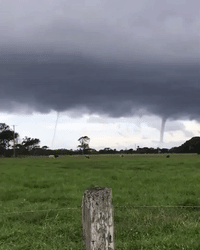 Multiple Waterspouts Spotted Off Mid North Coast of New South Wales