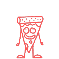 pizza dancing Sticker by Shepherd