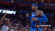 carmelo anthony basketball GIF by NBA