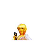Woman Phone Sticker by Corvus Belli