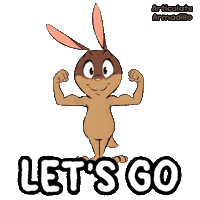 Lets Go Workout Sticker by VeeFriends