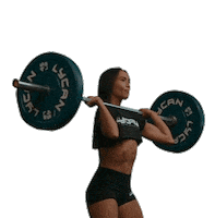 Crossfit Push Press Sticker by Lycan Fitness