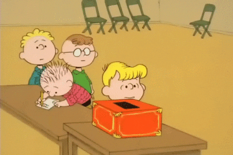 youre not elected charlie brown GIF by Peanuts