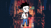 artistademedia art dancing mask arte GIF