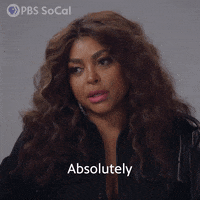 Taraji P Henson Agree GIF by PBS SoCal