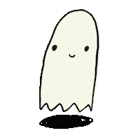 Ghost Boo Sticker