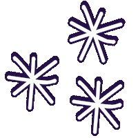 Merry Xmas Snow Sticker