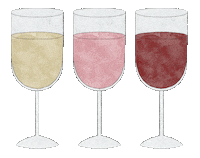 Wine Tasting Drinking Sticker by Pretty Whiskey / Alex Sautter