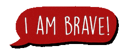 Iambrave Sticker by Hope Singapore