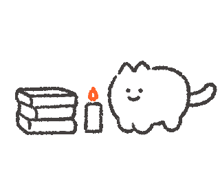 Cat Read Sticker