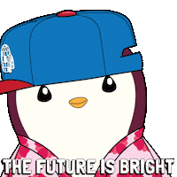 Confused Where Are You Sticker by Pudgy Penguins