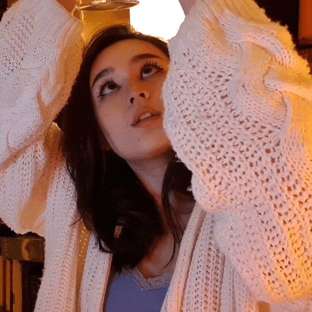 Cute Girl Drinking GIF