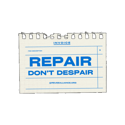 Repair Sticker by Reuse Alliance