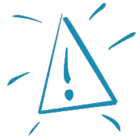 Attention Ausrufezeichen Sticker by University of Mannheim – Universität Mannheim