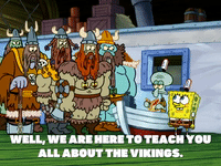season 6 dear vikings GIF by SpongeBob SquarePants