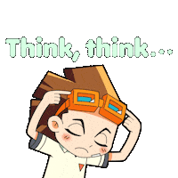 Animation Think Sticker