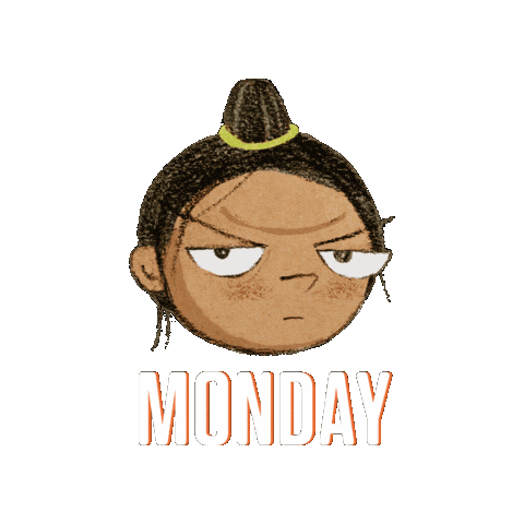 Tired Monday Sticker by Wind Sun Sky Entertainment