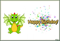 Happy Birthday Animated Card GIF