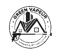 Greenvapeur nettoyage terrasse nettoyage ecologique greenvapeur nettoyage mur Sticker