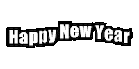 Happy New Year Gym Sticker