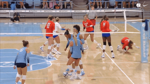 High Five Lets Go GIF by UNC Tar Heels