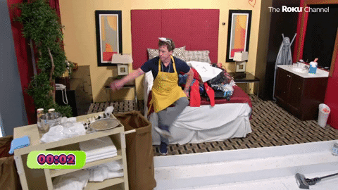 Squeaky Clean GIF by The Roku Channel