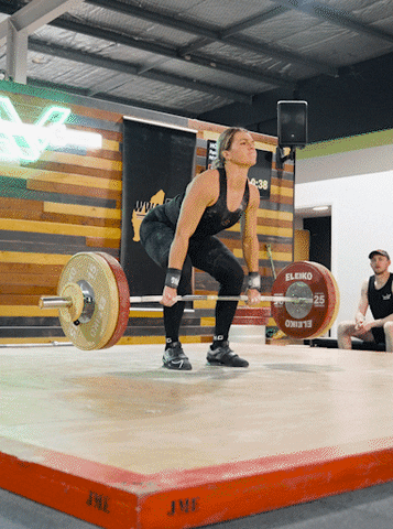 AndyCrawshaw giphyupload weightlifting clean and jerk renee cnj GIF