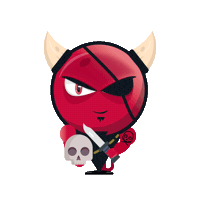 devil demi Sticker by Dsin Studio