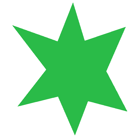 Stars Sticker by Stupid Studio