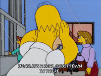 looking homer simpson GIF
