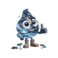 Droplet Thumbs Up Sticker by Ty Garmon, LEED AP